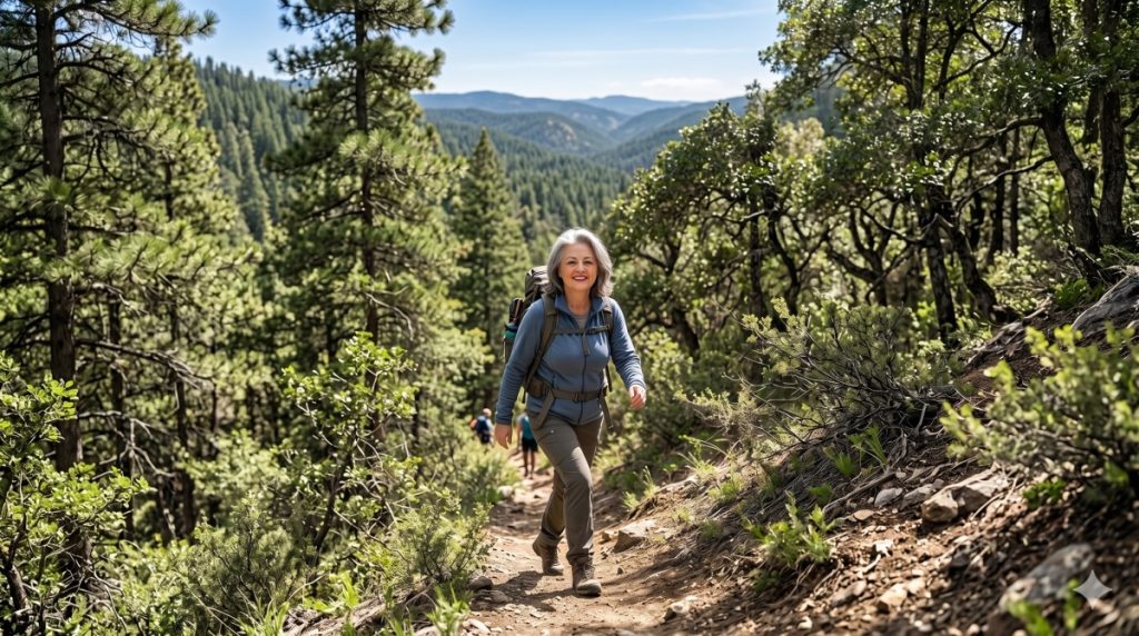 April hiking